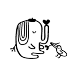 風格皂章~B020 小鳥與大象的談心時間