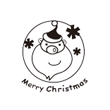 風格皂章~G008 雪花聖誕老公公