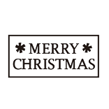 風格皂章~G009 聖誕文字祝福